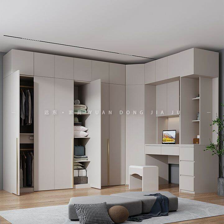 Corner Wardrobe Modern Simple Home Bedroom High-End Combination Cabinet ...