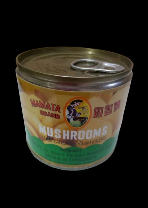 Jamur Kancing Kaleng Mushroom Mamata 198gr Lazada Indonesia