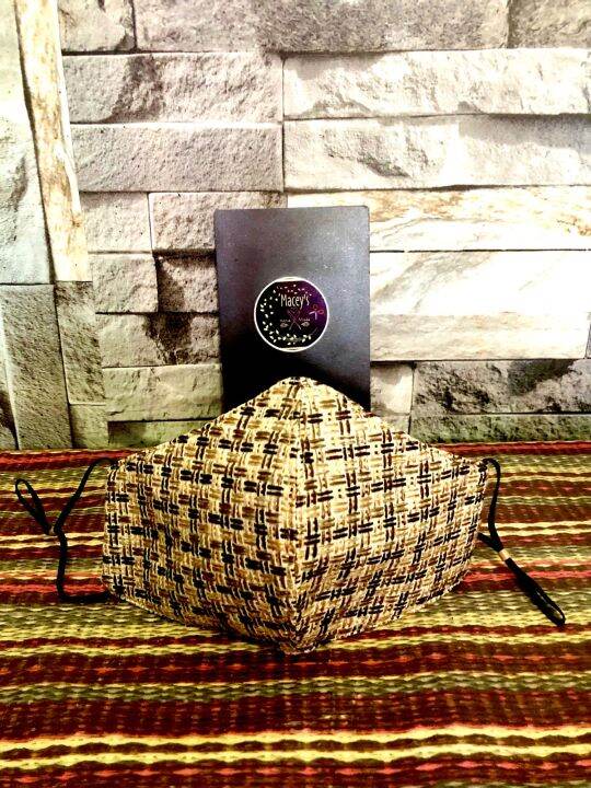 Native Abaca Face Mask with Adjustable Earloops Lazada PH