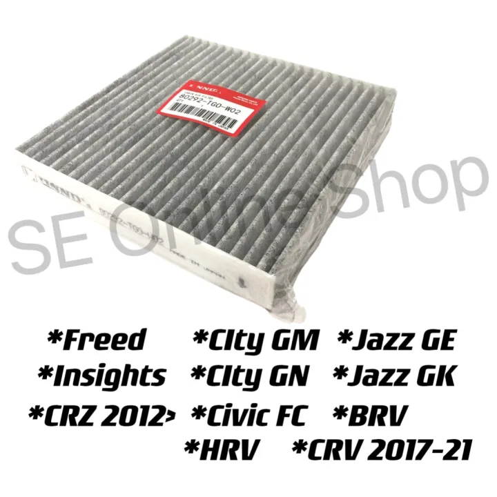 Carbon Air Cond Cabin Filter Honda City GM GN,Jazz GE GK,BRV,Civic FC