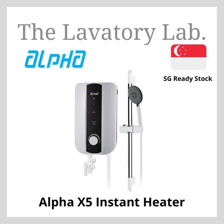 Alpha X5 Instant Heater complete with Shower Set Lazada Singapore
