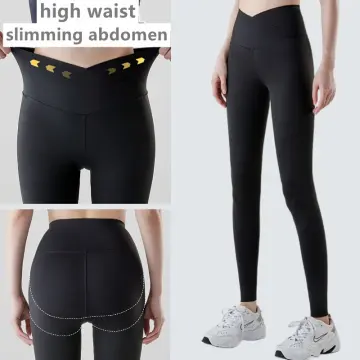 2023 Nylon Back V Butt Yoga Pants Women High Waist Fitness Workout