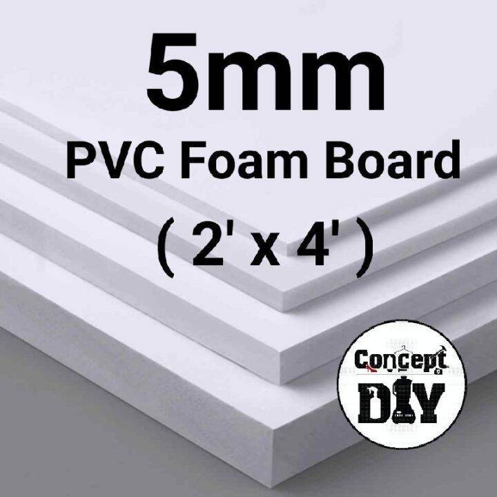 5mm PVC Foam Board (24"x 48") 聚氯乙烯发泡板 Lazada