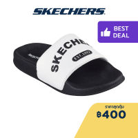 Skechers สเก็ตเชอร์ส รองเท้าแตะผู้หญิง Women Cali Side Lines 2.0 Quikslide Walking Slides - 8730086-WBK