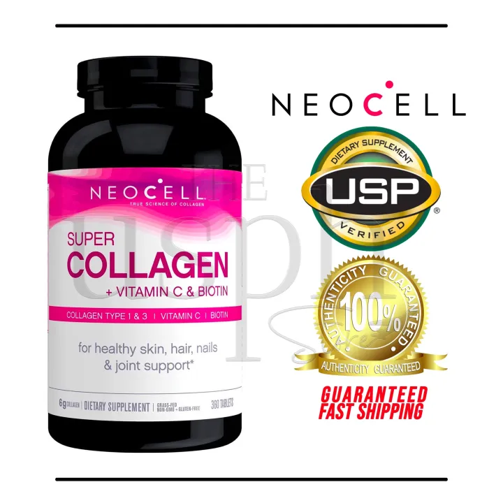 Neocell Super Collagen Type I & Iii + Vitamin C - 360 Tablets 