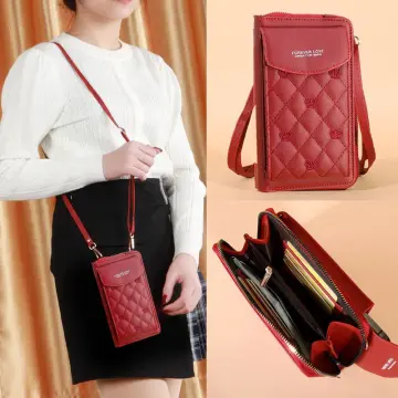 Jual tas wanita reverse hpo vertical zippy wallet henpon sling