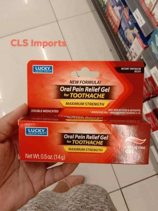 Oral Pain Relief Gel For Toothache By Lucky Super Soft14g Lazada Ph