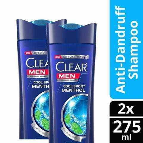 Clear Shampoo Cool Sport Menthol | 275ml 2pcs | Lazada PH