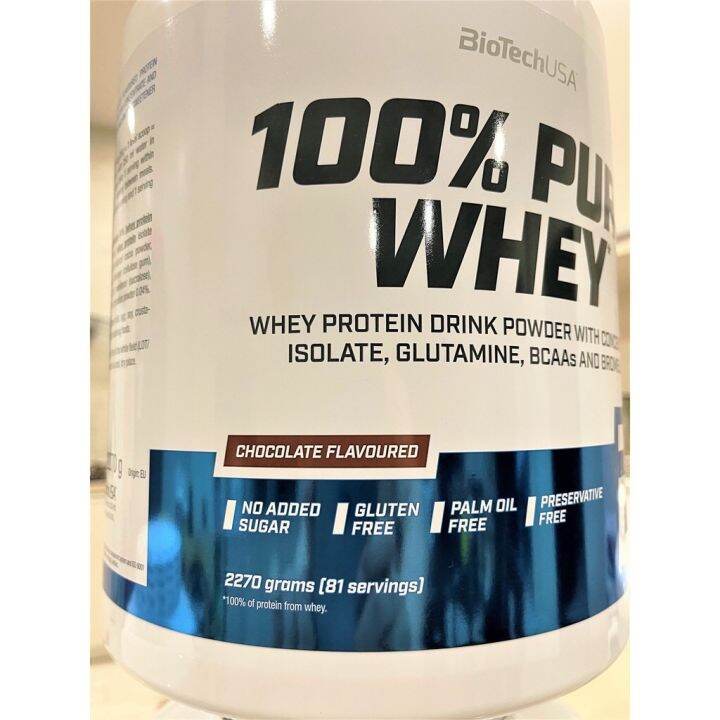 WHEY PROTEIN BIOTECH USA 100 Pure Whey (5 Ibs) Lazada