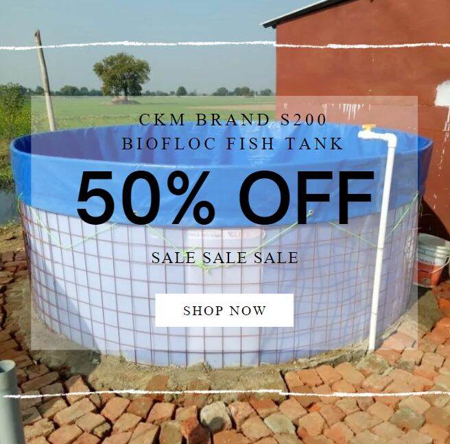 2m Diameter x 1.4m Height Circular Pond Original S200 BIOFLOC HIGH