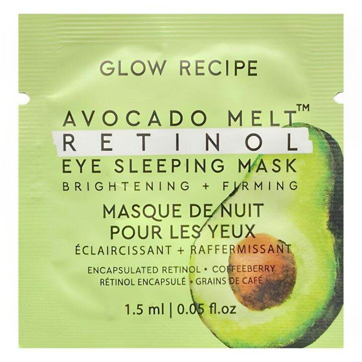 GLOW RECIPE Avocado Melt Retinol Eye Sleeping Mask 1.5ML Lazada