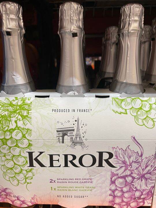 Keror 3bottle Sparkling wine set non alcoholic Lazada PH