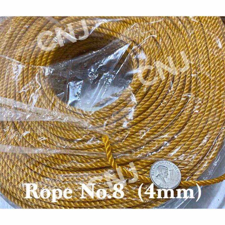 Nylon Rope 8 (PRICE PER METER LENGTH) Rope 4mm More than 1Meter