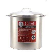 ตราหัวบ้าลาย หม้อก๋วยเตี๋ยว รุ่น Chef ขนาด 45 ซม. X 3 ช่องโค้ง