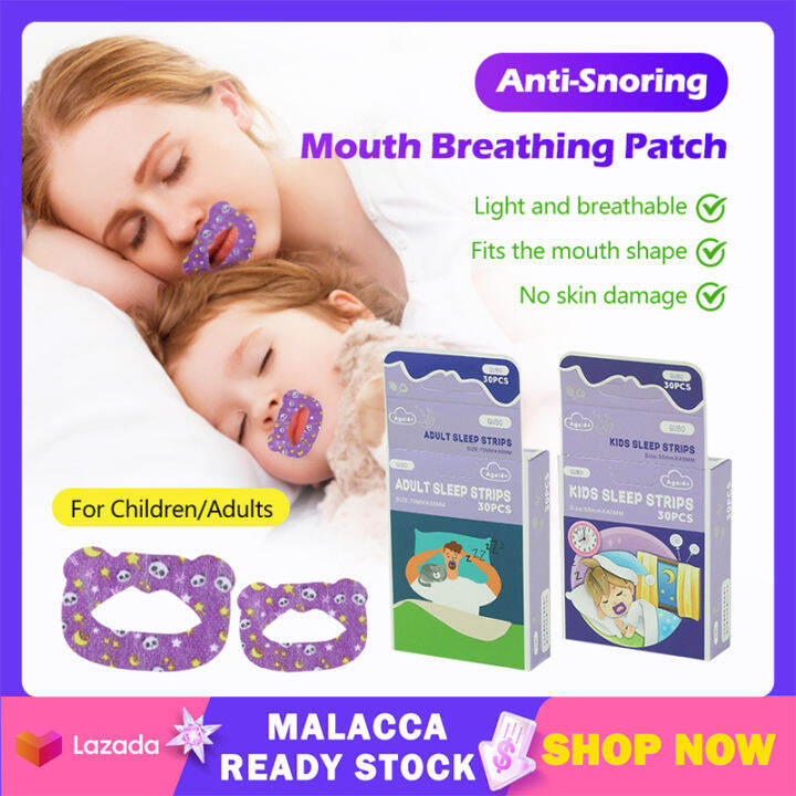 30Pcs/Box Anti-Snoring Sticker Adult Children Night Sleep Anti-Open ...