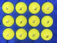 ลูกกอล์ฟมือ2 bridgestone สีเหลืองคละรุ่นตามภาพมือ2 ชุด12ลูกสภาพดีตามรูป(ถ่ายจากสินค้าจริง)
