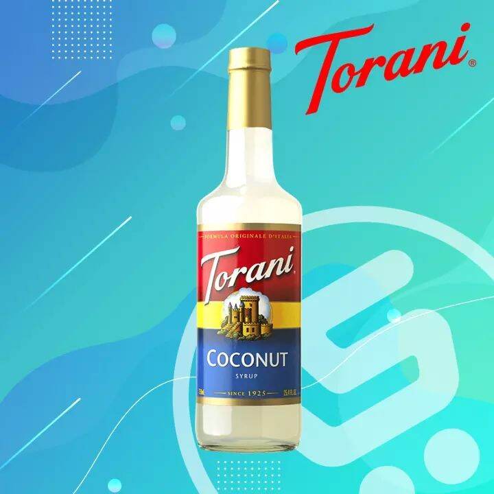 Torani Coconut Syrup 750mL Lazada PH