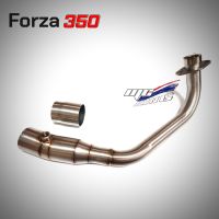 คอท่อADV-350 ใส่ปลายเดิม คอท่อHonda Forza-350สแตนเลสแท้ เชื่อมกับปลายเดิม