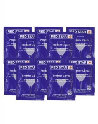 ยีสต์หมักไวน์ ทำไวน์ RED STAR Premier Cuvee ซองสีน้ำเงิน