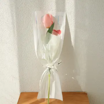 ReadyStock-1pcs Bear Single Flower Single Rose Bouquet Wrapping