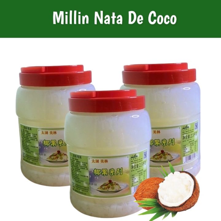 Millin Nata De Coco 2.5kg Milk Tea Sinkers / Toppings | Lazada PH