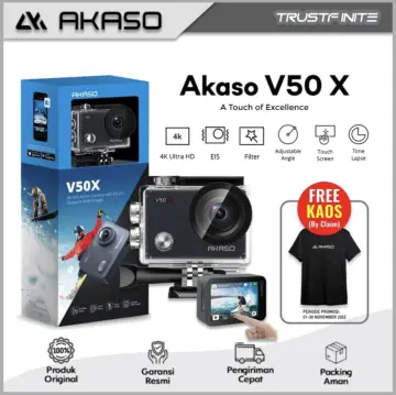 Akaso V50X / V50 X Action Camera Waterproof Cam 4K HD EIS WIFI