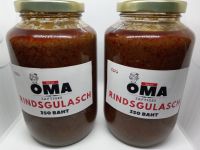 EBFS 2 Jars of Beef Goulash preserved / 680 ml each and 4 FREE Dumplings vacuum sealed. 2 Rindgsgulasch jeweils 680ml, eingemacht mit 4 Free Knödeln