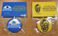 ชุดเข็มกลัด สตาร์วอร์ส Star Wars Badge ตัวละครสุดคลาสสิค R2-D2 กับ C-3PO ของใหม่ ขายเป็นเซ็ตคู่ สวยงาม