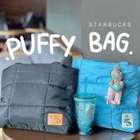 New !! ? [ ของแท้ 100% ] ☁️ Starbucks Puffy Bag ☁️ กระเป๋าสะพายดีไซน์นุ่มนิ่ม น่ารัก น่าใช้