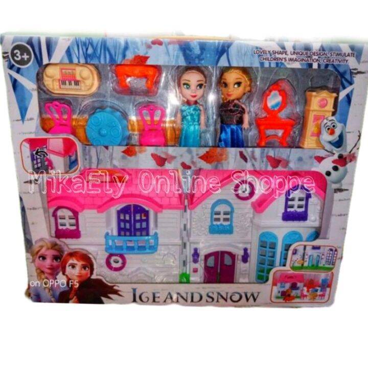 Frozen Doll House with lights and sounds pretend play set Lazada PH