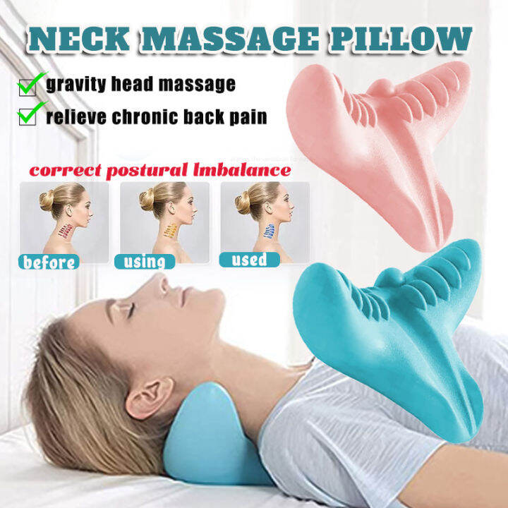 Corrective cervical Neck Massage Pillow pillow for neck support Massager Gravity Shiatsu Neck