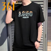 361เสื้อยืดกีฬาแขนสั้นคอกลมแมทช์ง่ายอินเทรนด์รุ่นใหม่สำหรับฤดูร้อน2023สำหรับผู้ชายเสื้อแขนสั้นระบายอากาศลำลองทรงหลวม