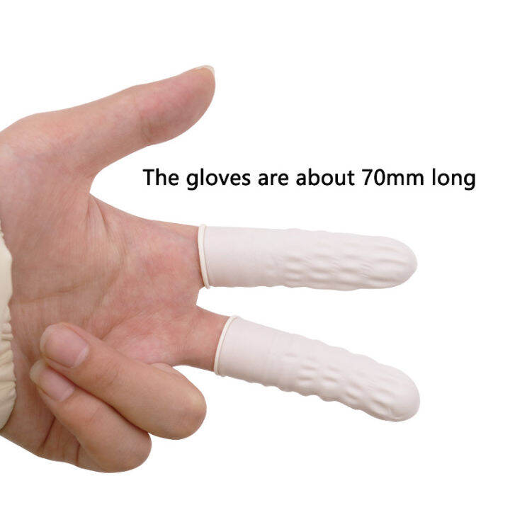 (Ready Stock)800pcsWhite finger covers disposable latex finger covers