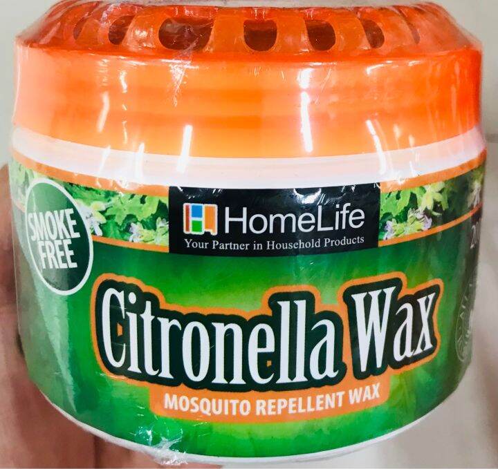 HomeLife Citronella Wax 200g Mosquito Repellent Wax Smoke Free Lazada PH