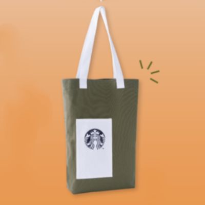 Starbucks Carry All Tote Bag ขนาด36x42x15cmแท้💯