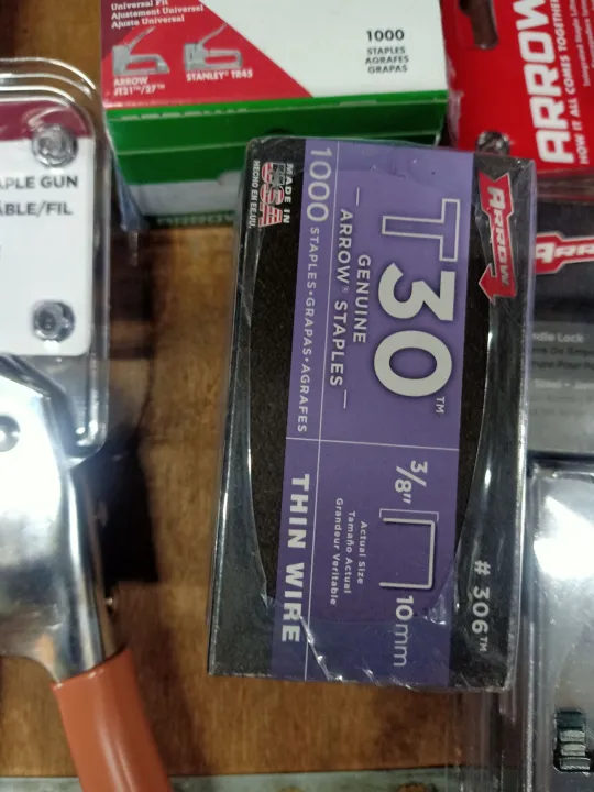 USA ARROW STAPLE WIRE BULLETS FOR T30 TACKER T30 3/8 INCH Lazada PH