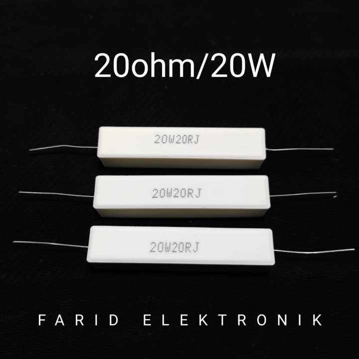 Resistor 20 ohm 20R ohm 20w 20watt | Lazada Indonesia