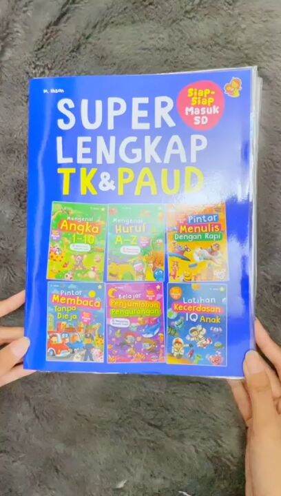 Buku Aktivitas Anak Tk Paud Paket Lengkap Belajar Membaca Menulis ...