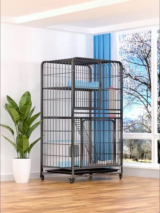 Luxury Large Cat Cage Foldable Sturdy Pet Furniture Cat Cages with