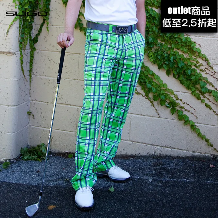 plaid golf pants cheap