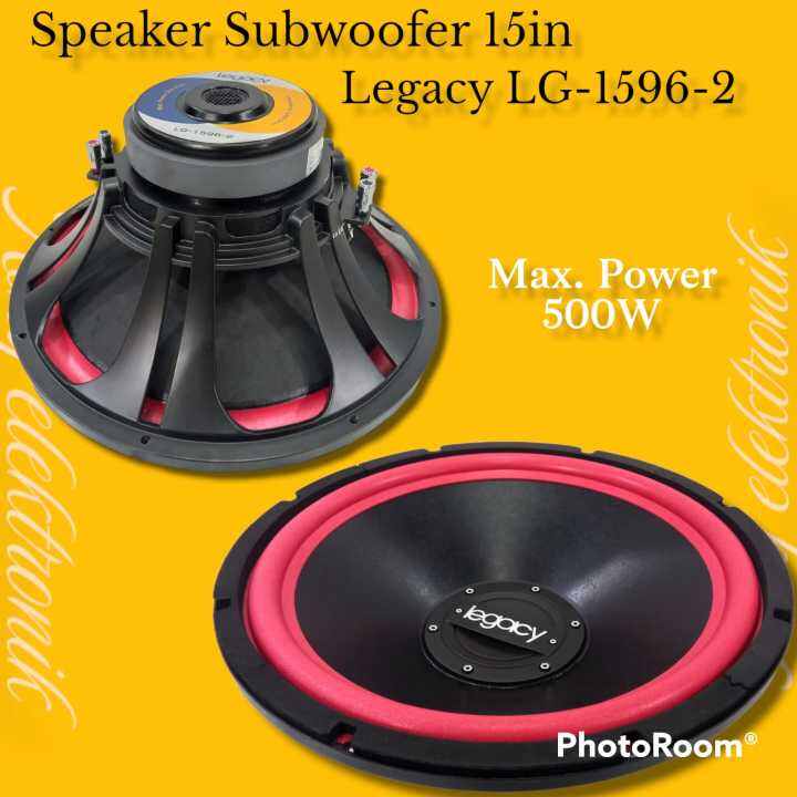SPEAKER SUBWOOFER 15 INCH LEGACY 15962 DOUBLE COIL (HARGA SUDAH