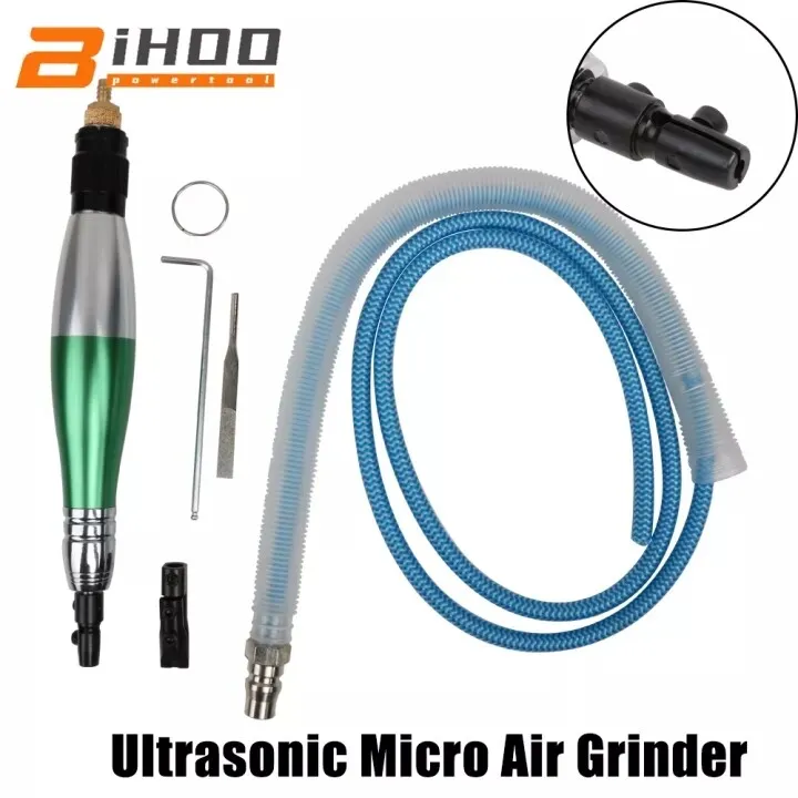 BIHOO 1/8" 35000RPM Ultrasonic Pneumatic Grinder Pencil Air Oscillating