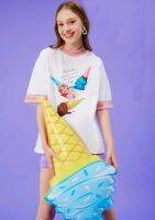 ???พร้อมส่ง???เสื้อยืดไอศกรีมรุ่นหายาก แบรน GW รุ่น ICE CREAM DAY OVERSIZED T-SHIRT??ใส่เป็นเดรสและเสื้อยืดได้???