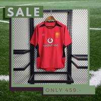 เสื้อฟุตบอลย้อนยุคทีม แมนยูไนเต็ด ปี 02/04 เกรด aaa MANCHESTER UNITED retro 02/04 (AAAA)