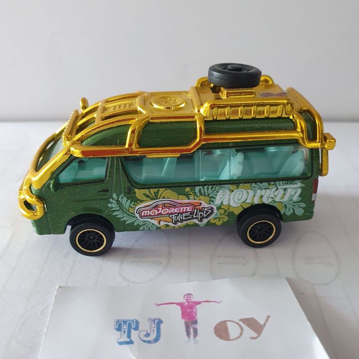 โมเดล-รถเหล็ก-majorette-tuneups-2-toyota-hiace-hibiscus-212051011-bk29-no-box