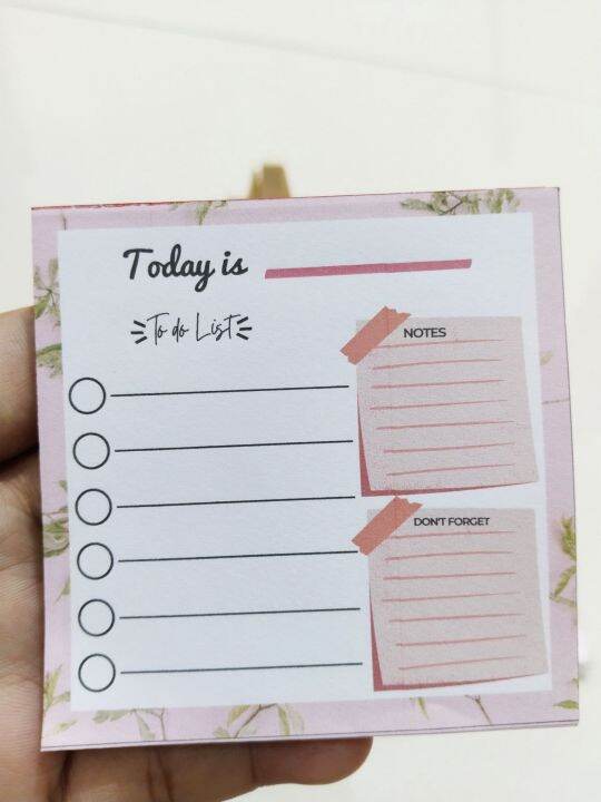 To Do List Mini memo pad/note pad Lazada PH
