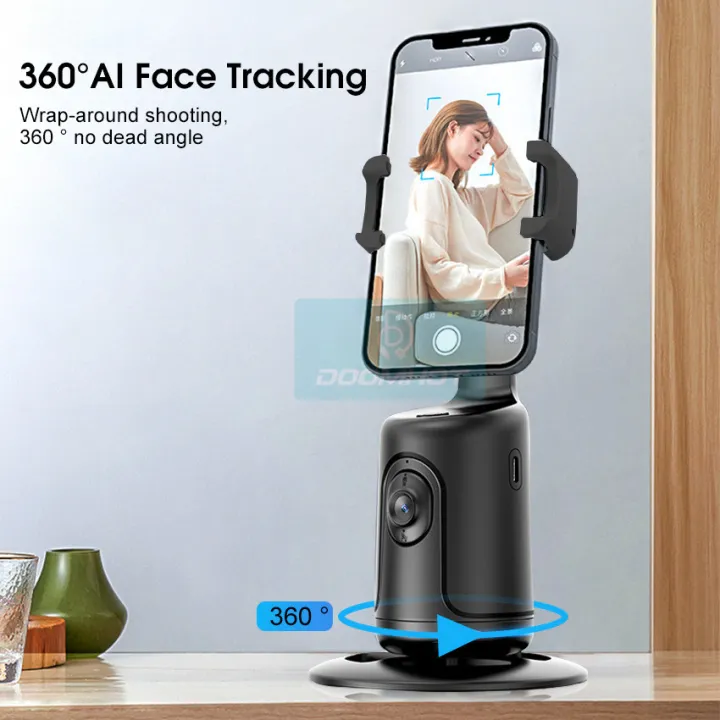 DoomHot Auto Face Tracking Tripod 360 Smart Rotating Face Tracking