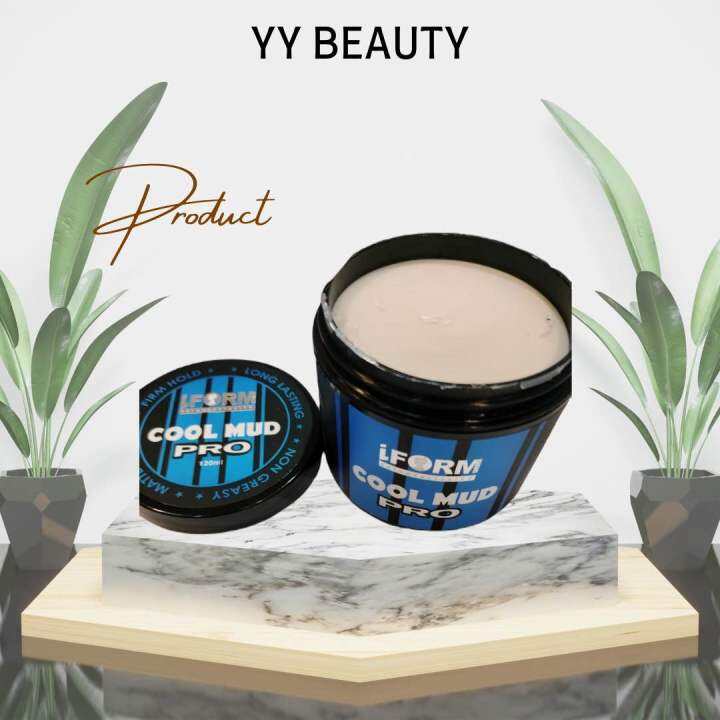 IFORM Cool Mud Pro (120ml) Men Hair Wax Clay Styling [Easy Wash / Extra