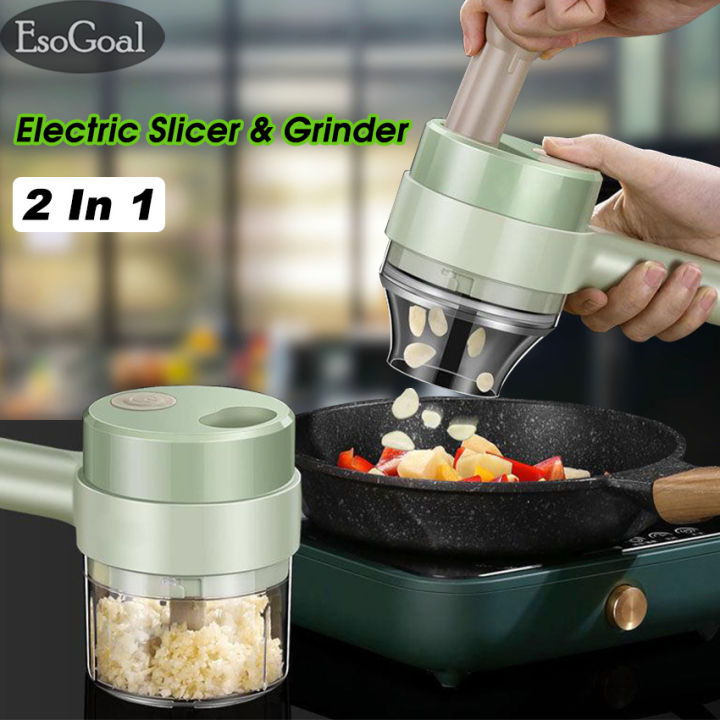 Food Slicer Vegetable Fruit Dicer Cutter Chopper Grater Pressing Garlic Onion !