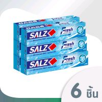 ?ส่งฟรี !! SALZ ซอลส์ ยาสีฟัน สูตรเกลือ ซอลส์ แจเปนนิส มินต์ ( 80g x6หลอด )